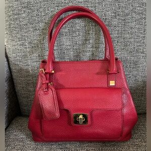 Brooks Brothers Red Satchel Bag